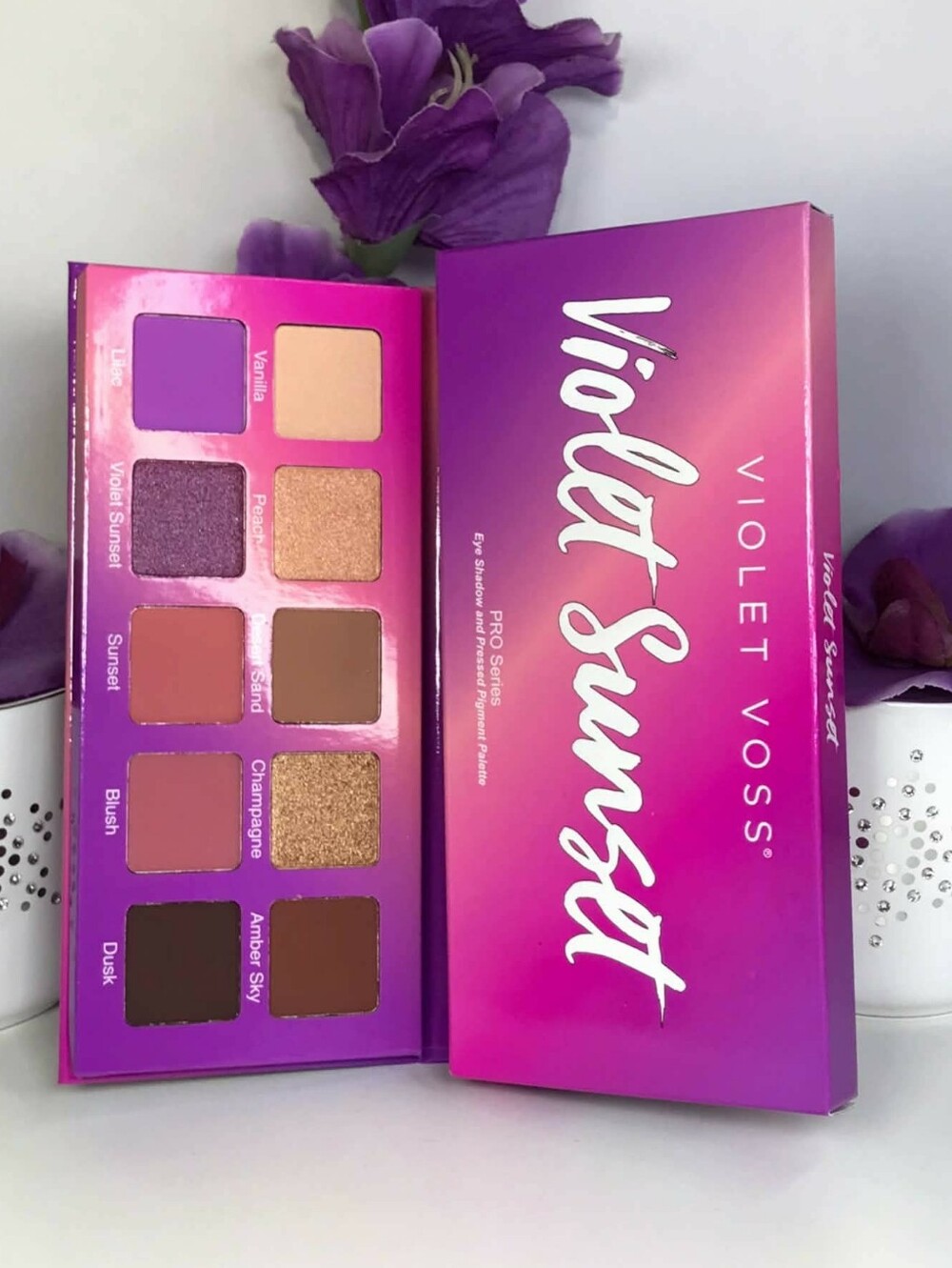 Violet Voss Violet Sunset Eye Shadow Palette STUNNING Purples & Pinks! *BNIB!